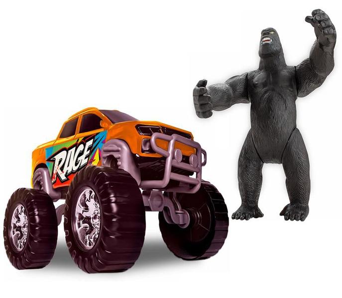 Rage Truck Pick-up Big Foot Gorila Gigante Samba Toys Imagem de Rage Truck Pick-up Big Foot Gorila Gigante Samba Toys