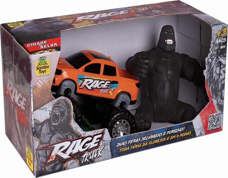 Rage Truck Pick-up Big Foot Gorila Gigante Samba Toys Imagem de Rage Truck Pick-up Big Foot Gorila Gigante Samba Toys