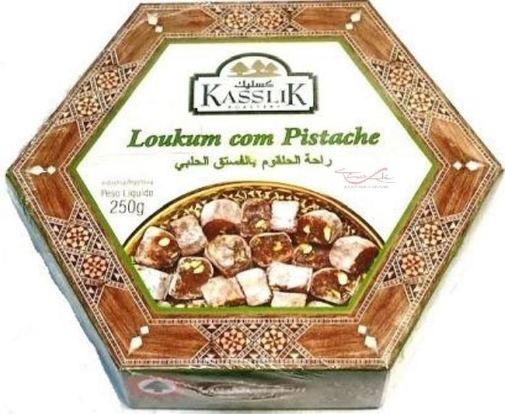 Imagem de Raha Loukum com Pistache Kasslik 250g