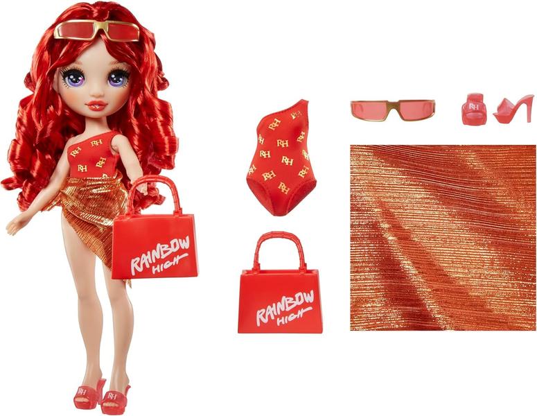 Imagem de Rainbow high swim e style - ruby (red) -mga