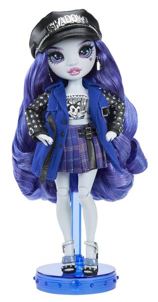 Imagem de Rainbow Vision Shadow High Neon Shadow - Uma Vanhoose (Neon Blue) Posable Fashion Doll. 2 Roupas de Designer para Mix & Match, Acessórios de Banda de Rock Playset, Grande Presente de Brinquedo para Crianças 6-12 Anos & Colecionador