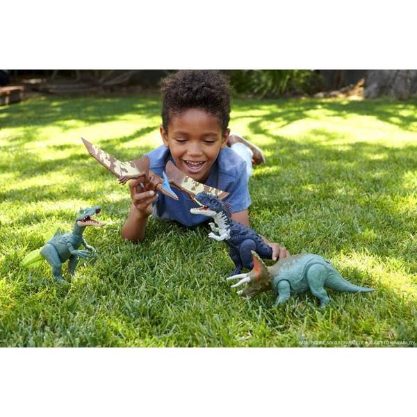 Imagem de Rajasaurus Com Som Jurassic World - Mattel HDX45