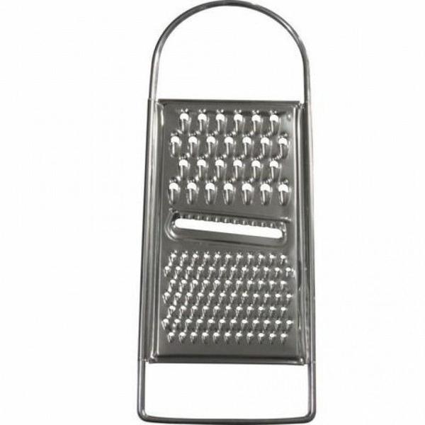 Ralador de legumes com alça - Stainless Imagem de Ralador de legumes com alça