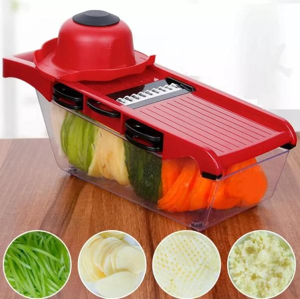 Ralador De Legumes E Fatiador De Frutas Em Aço Inox - Monac Imagem de Ralador De Legumes E Fatiador De Frutas Em Aço Inox