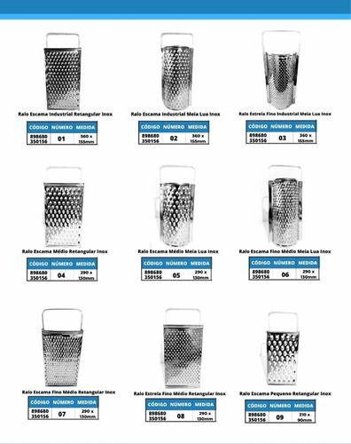 Imagem de Ralador De Queijo Escama Grossa Inox Industrial