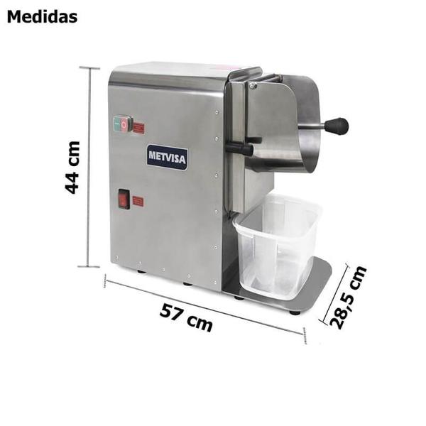 Imagem de Ralador E Desfiador Industrial De Queijo E Côco - Rda.Snr -  Metvisa
