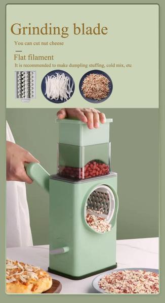 Ralador Fatiador Smart Manual Rolo Multifuncional Mandoline - Markelk Imagem de Ralador Fatiador Smart Manual Rolo Multifuncional Mandoline