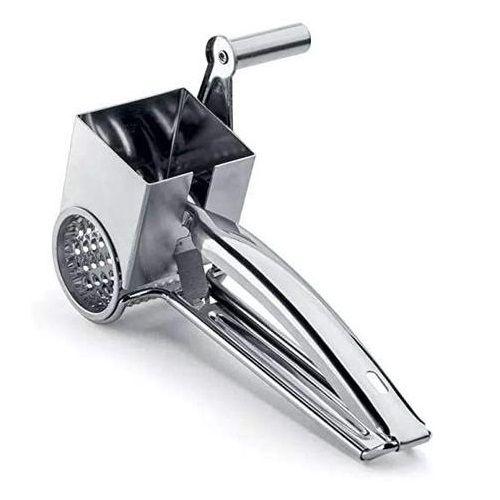 Imagem de Ralador Inox Manual Queijo Coco Aço Inoxidavel com Manivela Profissional Ke Home 7203