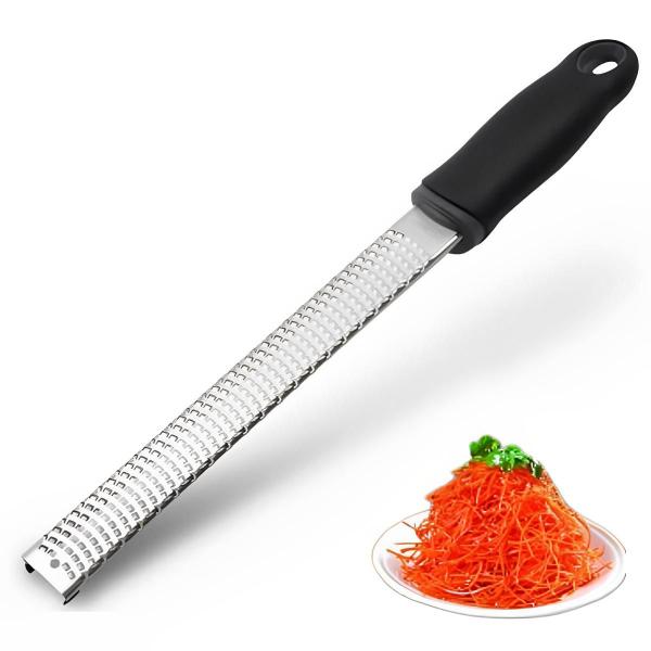 Imagem de Ralador Zester Aço Inox Culinário Raspas Finas Cozinha Limão Queijo Cítricos