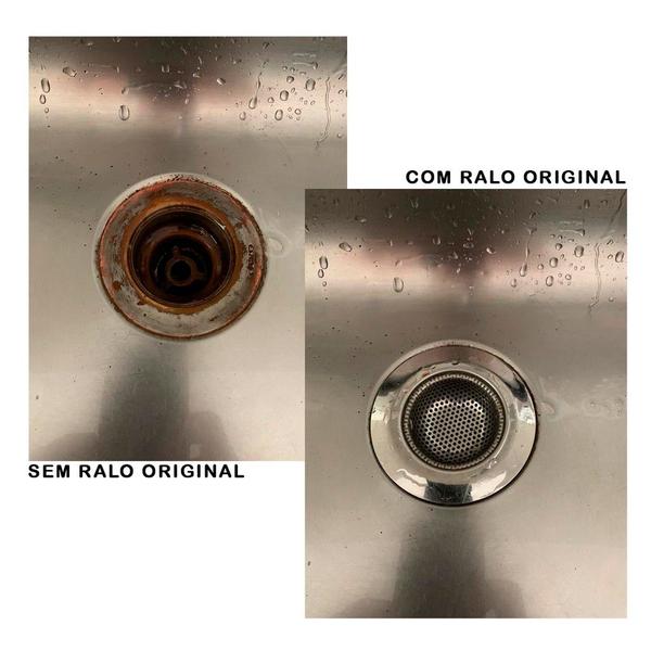 Imagem de Ralinho Para Pia de Cozinha 9cm Com Borda Inox - 01 Unidade