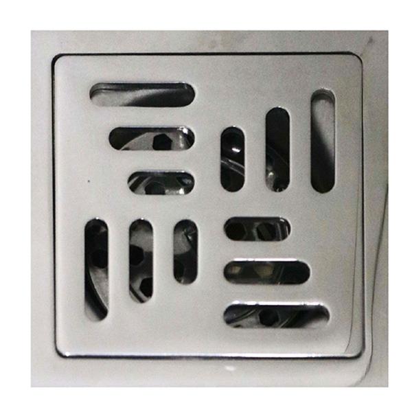 Imagem de Ralo 10x10 Inox Banheiro Anti Odor Anti Inseto Lavabo Cozinha Rapido Escoamento Resistente