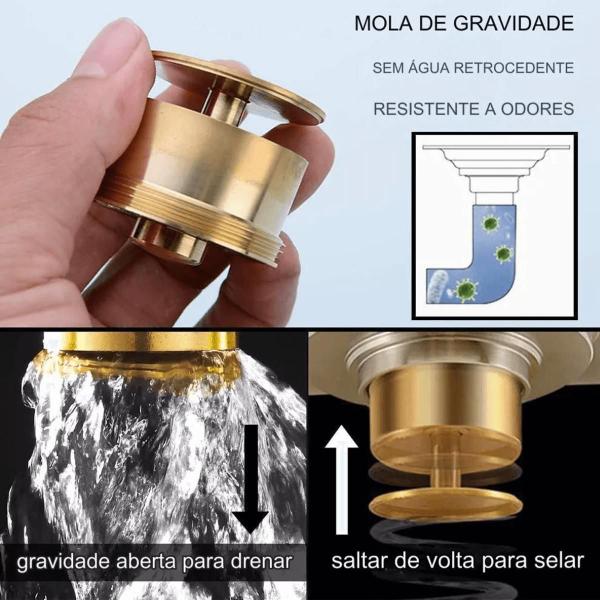 Imagem de Ralo 10X10 Inox Banheiro Anti Odor Anti Inseto Resistente