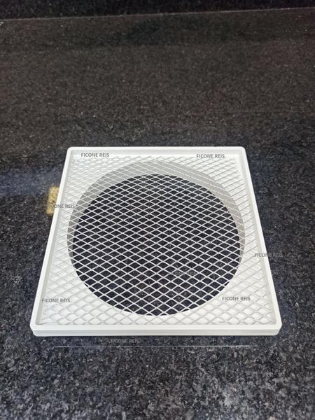 Ralo 10x10 Inox Polido Oculto com Tela Anti Insetos e Suporte Banheiro - Ficone Decor - Ficone Reis Imagem de Ralo 10x10 Inox Polido Oculto com Tela Anti Insetos e Suporte Banheiro - Ficone Decor