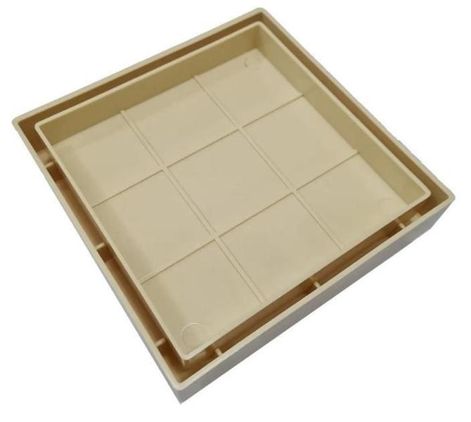 Ralo 10X10 Oculto Seca Piso/ Porcelanato Inteligente Preto - Marwell industrial Imagem de Ralo 10X10 Oculto Seca Piso/ Porcelanato Inteligente Preto