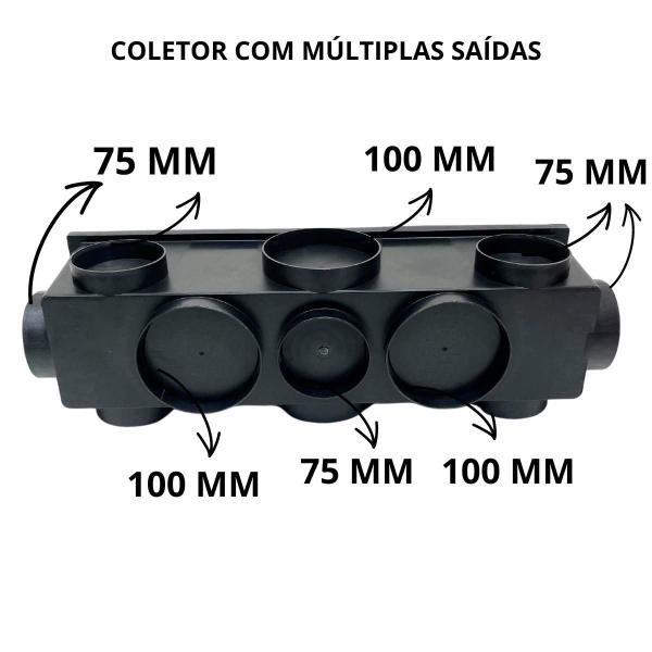 Imagem de Ralo 15x50 Multi Conectável Grelha em Inox 304 e 11 Saídas