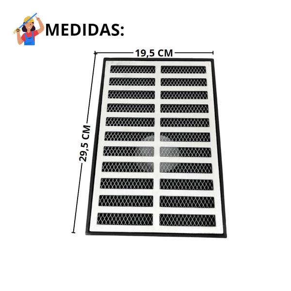 Imagem de Ralo 20x30 Alumínio Anti Insetos Coletor Saída Baixa 100mm - 4 polegadas