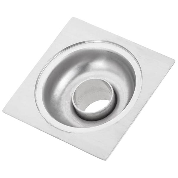 Imagem de Ralo Aço Inox 10x10  Banheiro Lavabo Seguro Resistente Higienico Landeria Quintal