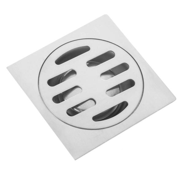 Ralo Aço Inox 10x10 Kit 2 Unidades Banheiro Lavabo Seguro Resistente Higienico - AB.MIDIA Imagem de Ralo Aço Inox 10x10 Kit 2 Unidades Banheiro Lavabo Seguro Resistente Higienico