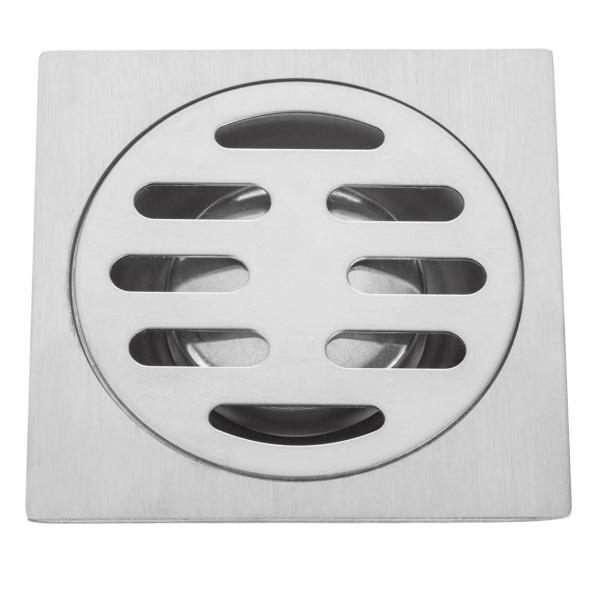 Ralo Aço Inox 10x10 Kit 2 Unidades Banheiro Lavabo Seguro Resistente Higienico - AB.MIDIA Imagem de Ralo Aço Inox 10x10 Kit 2 Unidades Banheiro Lavabo Seguro Resistente Higienico