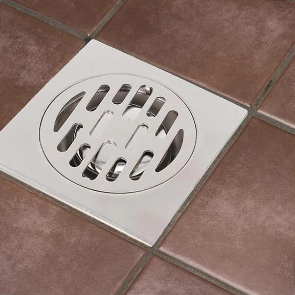 Ralo Aço Inox 10x10 Kit 2 Unidades Banheiro Lavabo Seguro Resistente Higienico - AB.MIDIA Imagem de Ralo Aço Inox 10x10 Kit 2 Unidades Banheiro Lavabo Seguro Resistente Higienico
