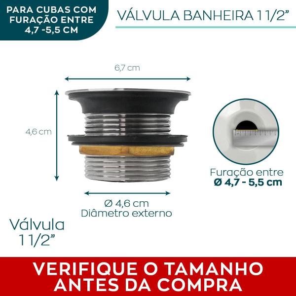 Imagem de Ralo Click Banheira Hidromassagem Jacuzzi Tampa Plug 1 1/2