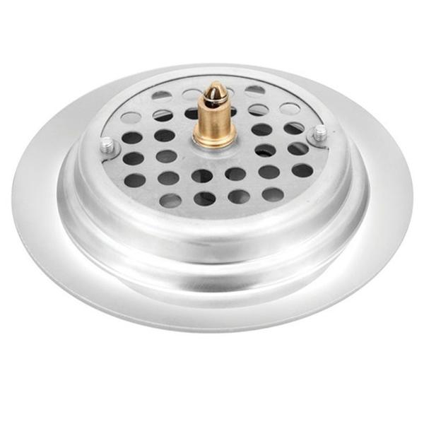 Ralo Click Inteligente 10x10 Inox Redondo Banheiro Lavabo Casa - Economia Solar Imagem de Ralo Click Inteligente 10x10 Inox Redondo Banheiro Lavabo Casa