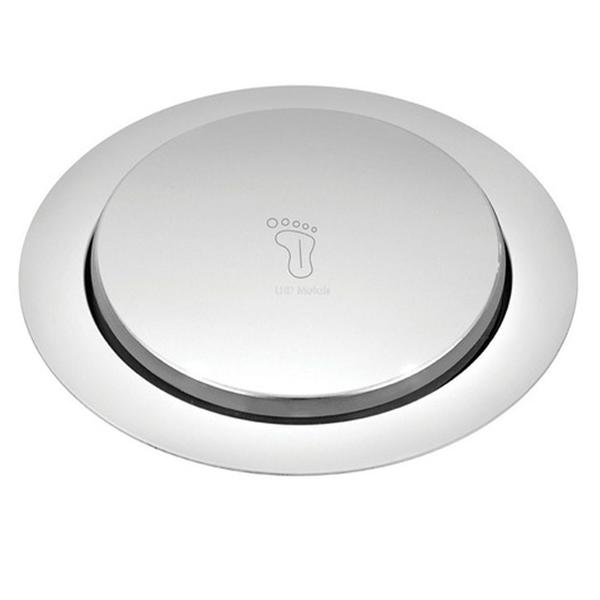 Ralo Click Inteligente 10x10 Inox Redondo Banheiro Lavabo Casa - Economia Solar Imagem de Ralo Click Inteligente 10x10 Inox Redondo Banheiro Lavabo Casa