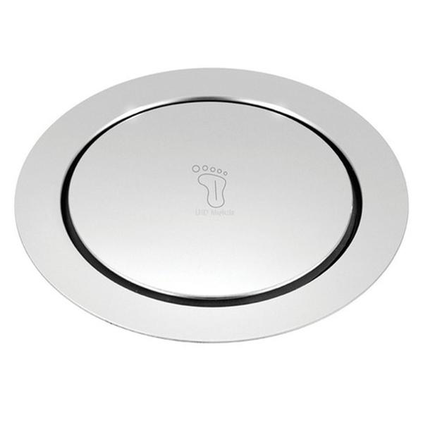 Ralo Click Inteligente 10x10 Inox Redondo Banheiro Lavabo Casa - Economia Solar Imagem de Ralo Click Inteligente 10x10 Inox Redondo Banheiro Lavabo Casa