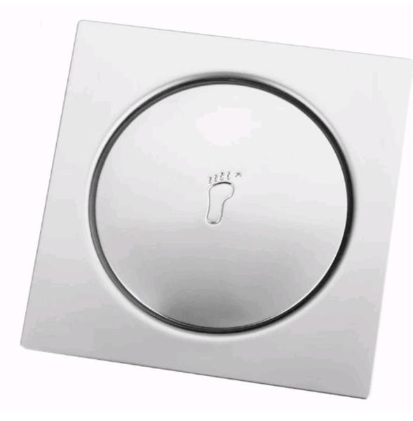 Ralo Click Inteligente 15 X 15 Cromado - Nitro Metais Imagem de Ralo Click Inteligente 15 X 15 Cromado