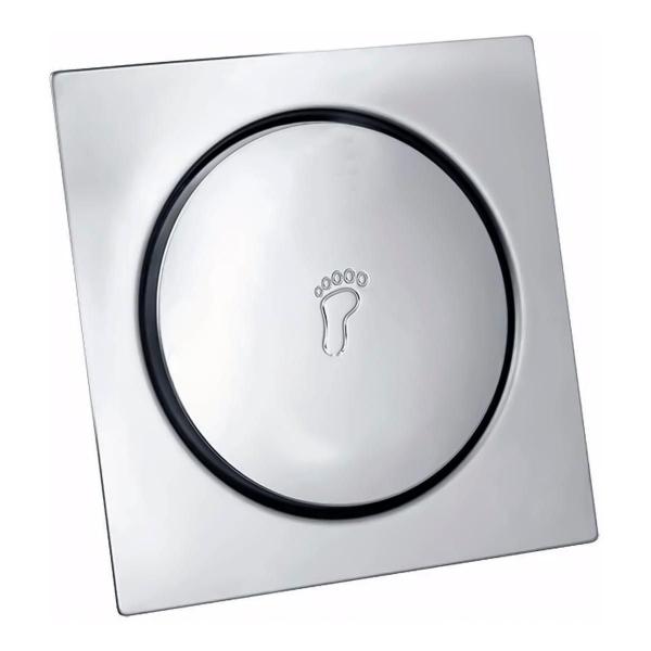 Ralo Click Inteligente Inox Fertak Quadrado Embutir 10x10cm Imagem de Ralo Click Inteligente Inox Fertak Quadrado Embutir 10x10cm