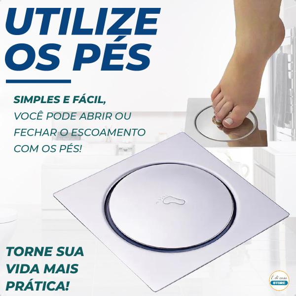 Ralo Click Inteligente Quadrado 15x15 Cm -10x10 Cm De Aço Inox Para Banheiros Anti Odor E Insetos - EDICASA STORE Imagem de Ralo Click Inteligente Quadrado 15x15 Cm -10x10 Cm De Aço Inox Para Banheiros Anti Odor E Insetos