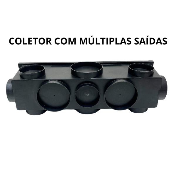 Ralo Completo Externo Aluminio 15x50 com Tela e 11 Saídas - Ficone & Reis Imagem de Ralo Completo Externo Aluminio 15x50 com Tela e 11 Saídas