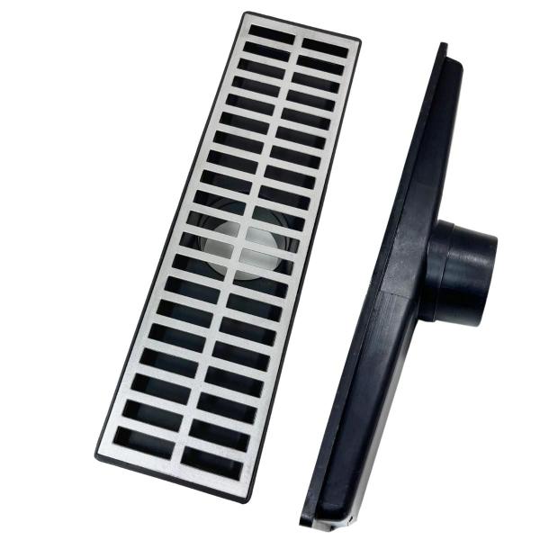 Ralo de Escoamento de Chuva Alumínio 15x50 Saída 75mm - Ficone & Reis Imagem de Ralo de Escoamento de Chuva Alumínio 15x50 Saída 75mm