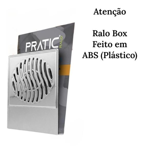 Imagem de Ralo De Passagem Inteligente P/ Box De Banheiro pvc Pratic cromado