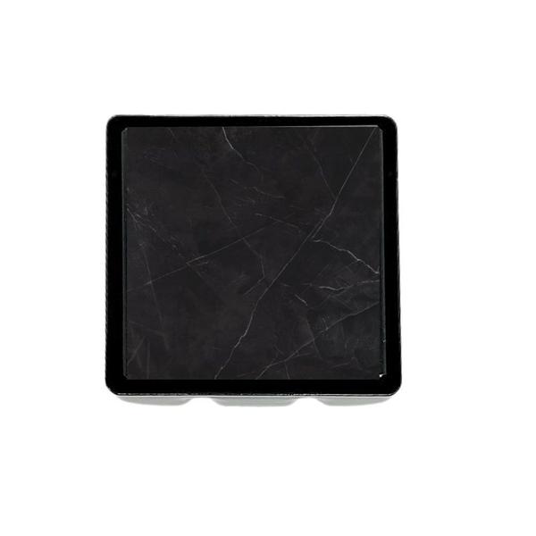 Ralo em metal Square Tampa Oculta Invisivel 10x10 preto - bruno acabamentos Imagem de Ralo em metal Square Tampa Oculta Invisivel 10x10 preto