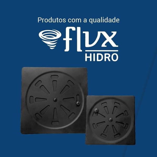 Imagem de Ralo Grelha Inox 15X15 Black Abre E Fecha Banheiro Quadradro