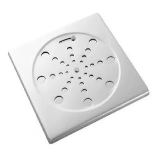 Ralo Grelha Inox Para Banheiro Quadrado 15x15 Com Fecho Del Metais Imagem de Ralo Grelha Inox Para Banheiro Quadrado 15x15 Com Fecho Del Metais