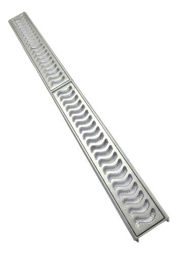 Ralo Grelha Linear 10x200cm Reforçada Anti Insetos Em Alumínio e Aro De Fixação(4 peças de 10x50cm) - Znubi Grelhas & Cia Imagem de Ralo Grelha Linear 10x200cm Reforçada Anti Insetos Em Alumínio e Aro De Fixação(4 peças de 10x50cm)