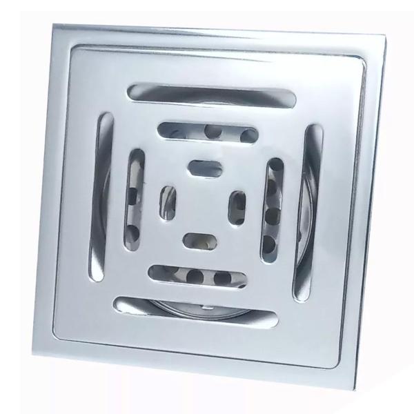 Ralo Inox com Tampa Anti Odor 10X10 Banheiro Lavabo Anti insetos - Compre Desejos Imagem de Ralo Inox com Tampa Anti Odor 10X10 Banheiro Lavabo Anti insetos