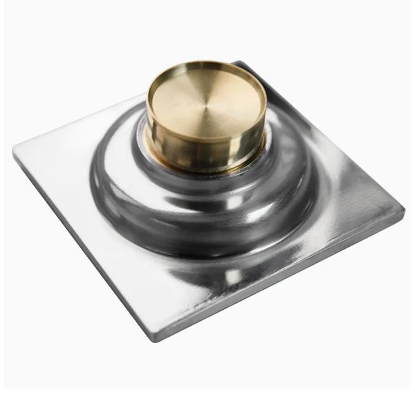 Ralo Inox com Tampa Anti Odor 10X10 Banheiro Lavabo Anti insetos - Compre Desejos Imagem de Ralo Inox com Tampa Anti Odor 10X10 Banheiro Lavabo Anti insetos