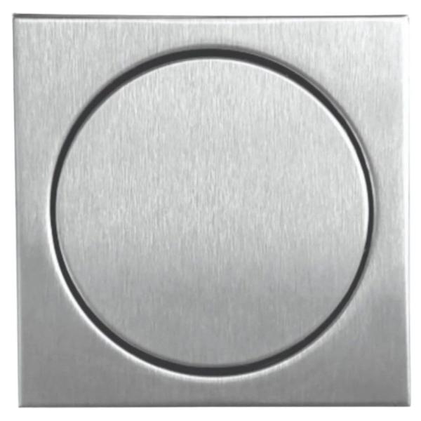Ralo Inox Elegance Escovado 12,5cm x 12,5cm p/ Cx De 100mm - MOZAIK Imagem de Ralo Inox Elegance Escovado 12,5cm x 12,5cm p/ Cx De 100mm