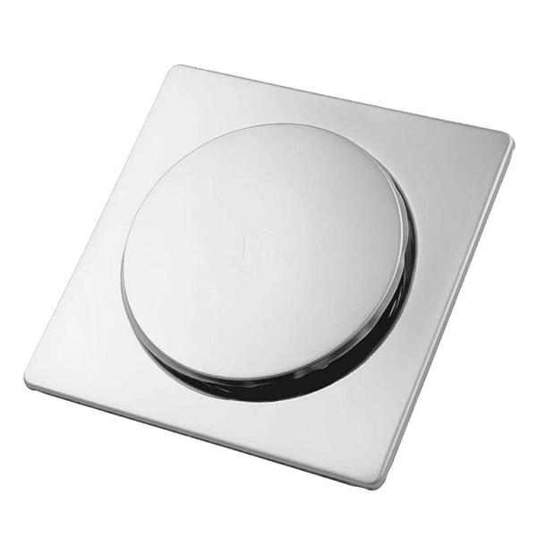 Ralo Inteligente Inox Quadrado Banheiro 15cm Veda Cheiro - BESTFER Imagem de Ralo Inteligente Inox Quadrado Banheiro 15cm Veda Cheiro - BESTFER