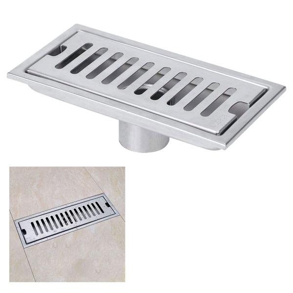 Imagem de Ralo Linear 20cm Inox Banheiro Area Externa Lavabo Higienico Anti Odor Anti Inseto Resistente Duravel