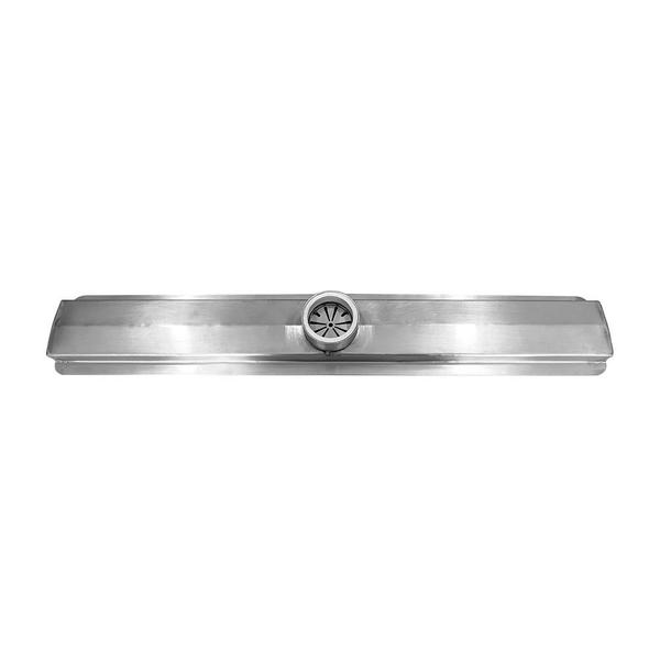 Imagem de Ralo linear 40 cm com saida central M.INOX