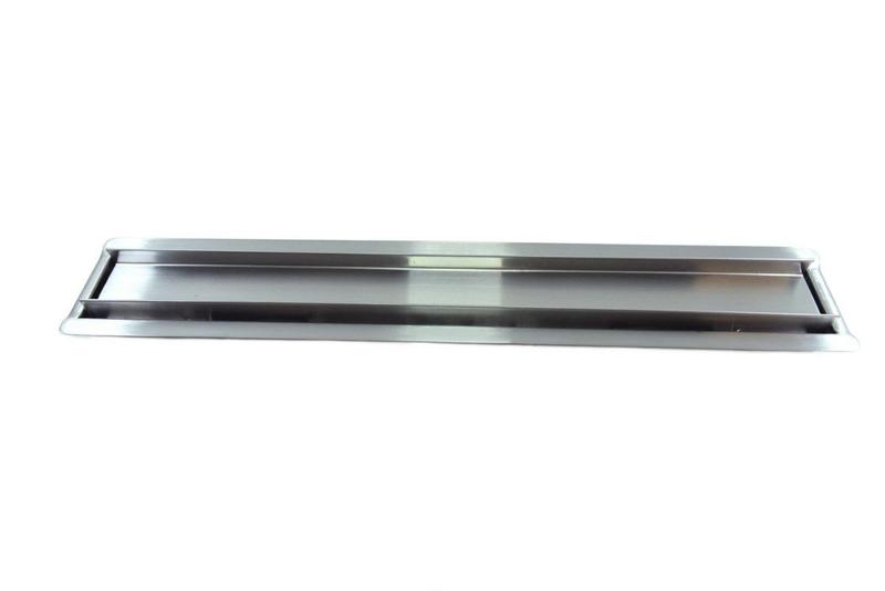 Ralo Linear 50 Cm Oculto De Inox Com Saida De 5cm Lateral - M1nox Imagem de Ralo Linear 50 Cm Oculto De Inox Com Saida De 5cm Lateral