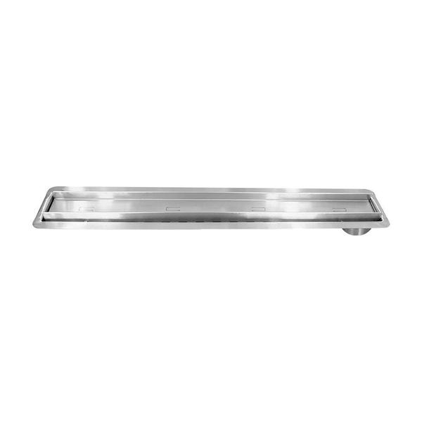 Ralo Linear 50 Cm Oculto De Inox Com Saida De 5cm Lateral - M1nox Imagem de Ralo Linear 50 Cm Oculto De Inox Com Saida De 5cm Lateral