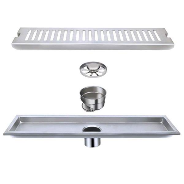 Ralo Linear 60cm Inox Banheiro Area Externa Anti Odor Anti Inseto Lavabo Quintal Jardim Seguro Resistente - AB.MIDIA Imagem de Ralo Linear 60cm Inox Banheiro Area Externa Anti Odor Anti Inseto Lavabo Quintal Jardim Seguro Resistente