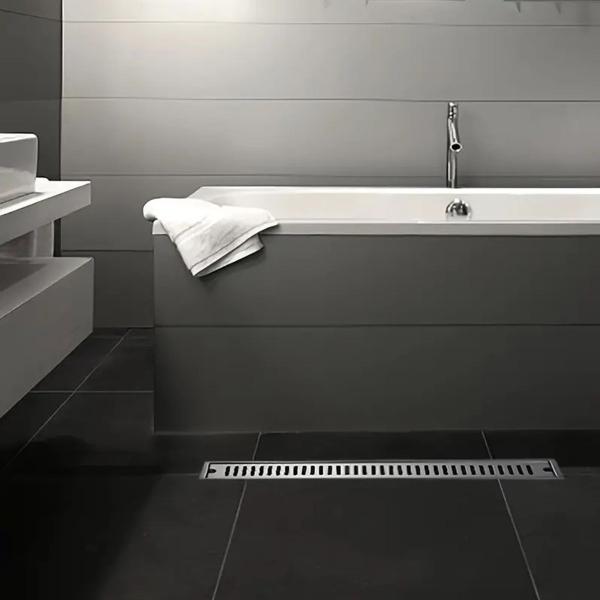 Ralo Linear 60cm Inox Banheiro Area Externa Anti Odor Anti Inseto Lavabo Quintal Jardim Seguro Resistente - AB.MIDIA Imagem de Ralo Linear 60cm Inox Banheiro Area Externa Anti Odor Anti Inseto Lavabo Quintal Jardim Seguro Resistente