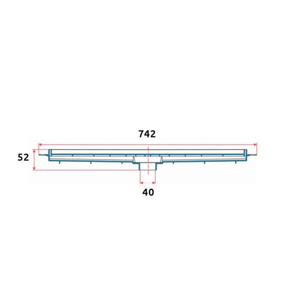 Imagem de Ralo Linear 70cm Invisível Branco