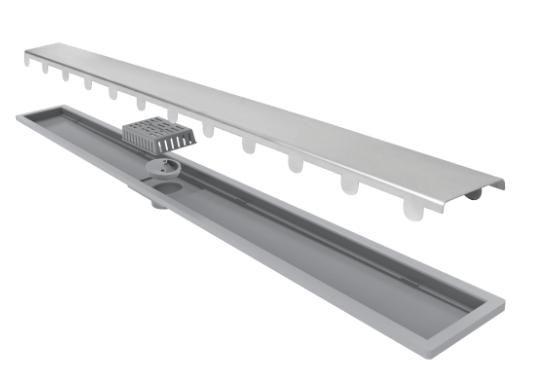 Ralo Linear Elleve Vertex Tampa Oculta 60 Cm - Ralo Linear Imagem de Ralo Linear Elleve Vertex Tampa Oculta 60 Cm - Ralo Linear